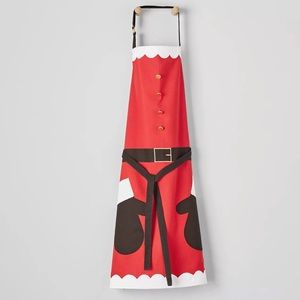 Sur La Table NWT Christmas Santa Apron